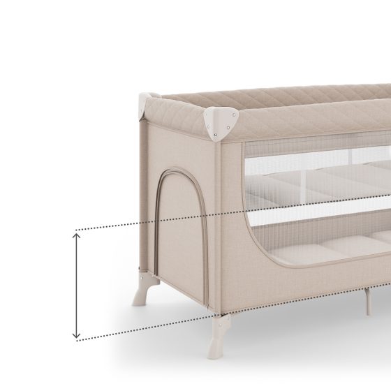 Kinderkraft Leody up - Travel Cot with accessories