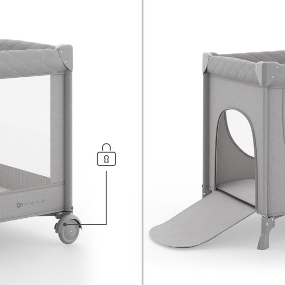 Kinderkraft Leody Up Travel Cot