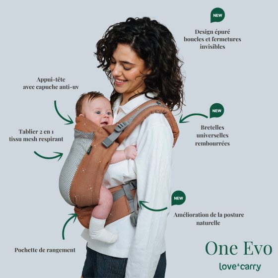 Love and Carry ONE EVO River - Porte-bébé physiologique Love and Carry