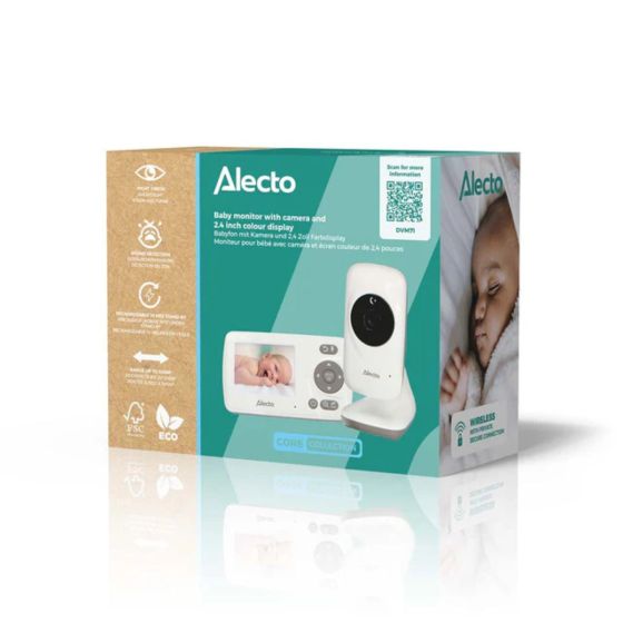 Alecto Babyphone avec caméra et écran couleur 2,4 pouces Alecto