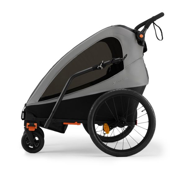 KinderKraft Nava Walk - 2en1 Remorque vélo enfant + Poussette Kinderkraft