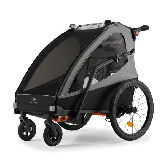 KinderKraft Nava Walk - 2 in 1 Bike Trailer for Kids + Stroller