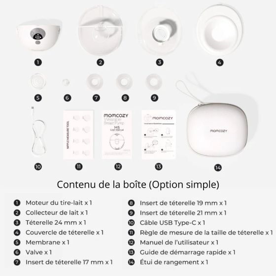 Momcozy Tire-lait M5 Smart Momcozy