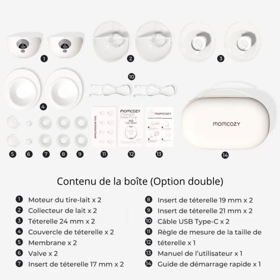 Momcozy Tire-lait M5 Smart Momcozy