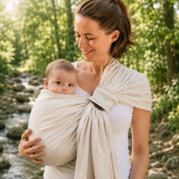 Ling Ling d'Amour Sling Naturel - Écharpe de Portage Sling
