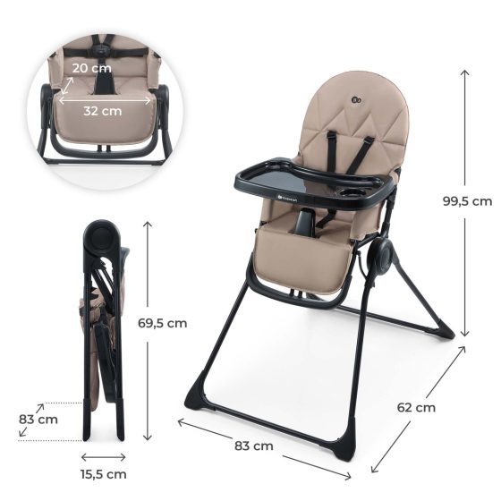 Kinderkraft BINCI -  Foldable High Chair