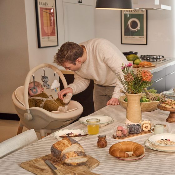 Kinderkraft FINI UP - High Chair for Babies and Children's Chair
