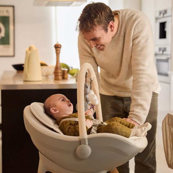 Kinderkraft FINI UP - Chaise haute 3-en-1 évolutive