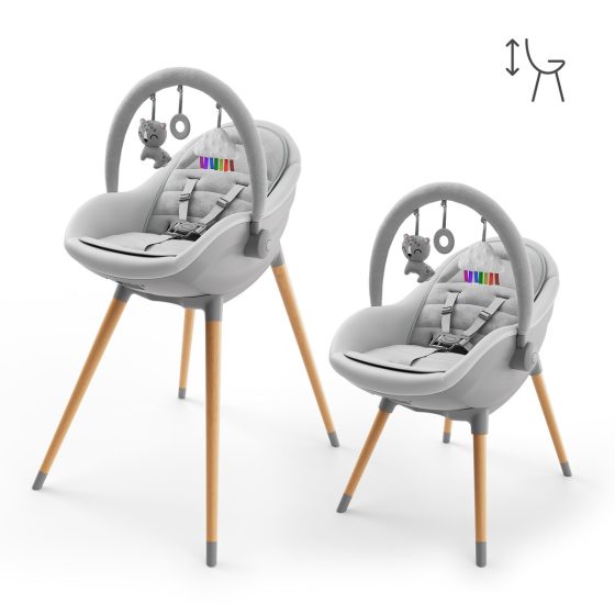 Kinderkraft FINI UP - High Chair for Babies and Children's Chair