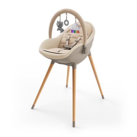 Kinderkraft FINI UP - High Chair for Babies and Children's Chair
