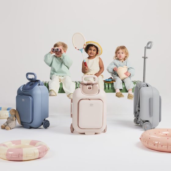 Kinderkraft CABBY 2-in-1 Ride-On Suitcase for Kids with Seat