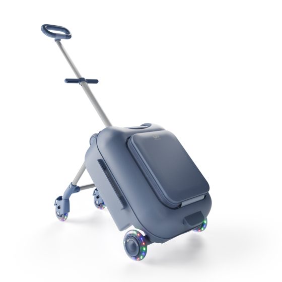 Kinderkraft CABBY 2-in-1 Ride-On Suitcase for Kids with Seat