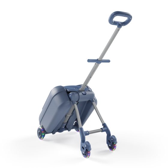 KinderKaft CABBY - Valise cabine enfant avec assise 2 en 1 Kinderkraft