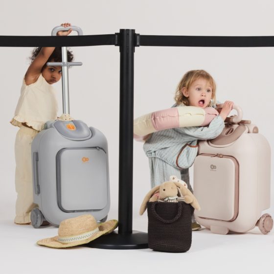 Kinderkraft CABBY 2-in-1 Ride-On Suitcase for Kids with Seat