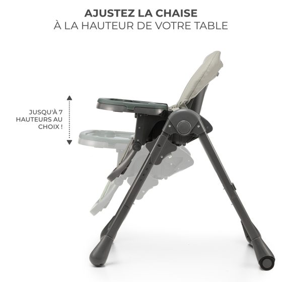 Kinderkraft TUMMIE Chaise haute pliable + transat 2en1 Kinderkraft
