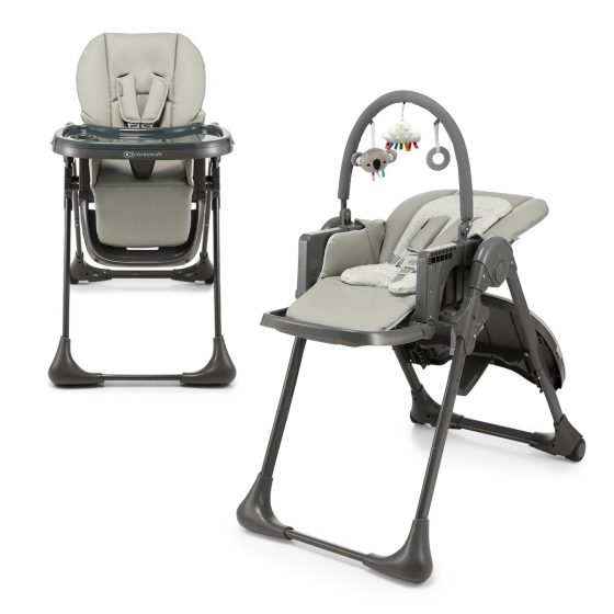 Kinderkraft TUMMIE Chaise haute pliable + transat 2en1 Kinderkraft