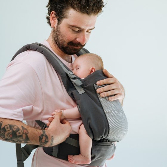 Love and Carry ONE EVO Lava - Newborn ergonomic baby carrier