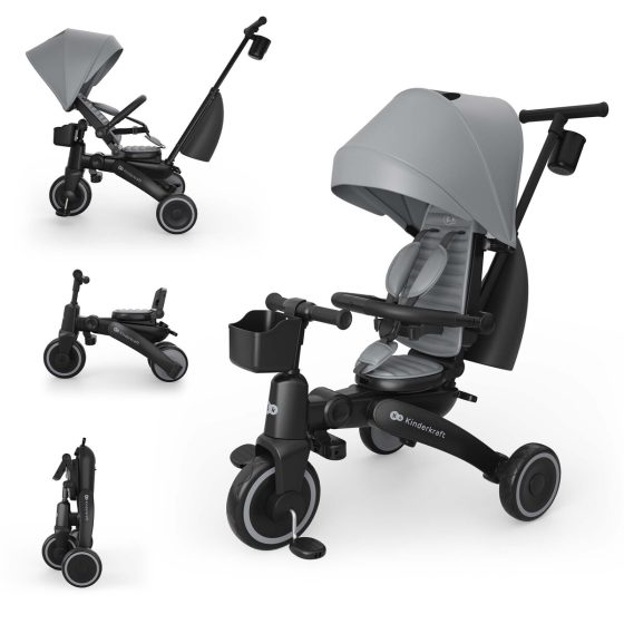 Kinderkraft JAZZ 3 - Folding Tricycle 6 in 1