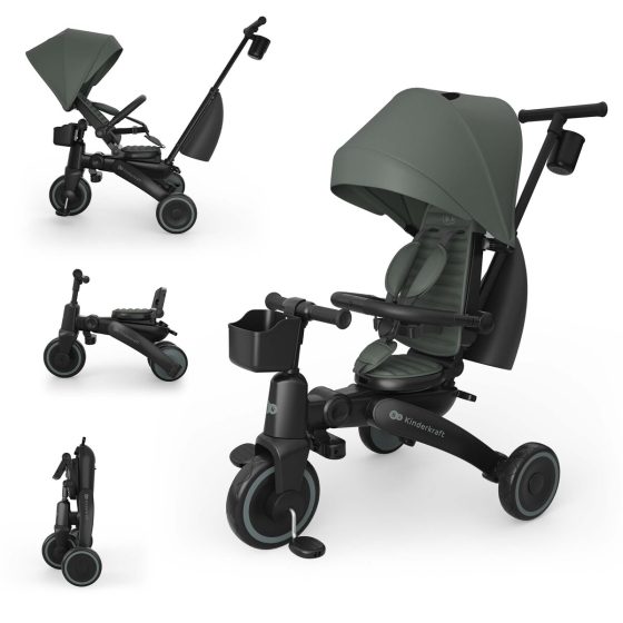 Kinderkraft JAZZ 3 - Folding Tricycle 6 in 1
