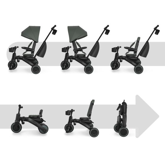 Kinderkraft JAZZ 3 - Folding Tricycle 6 in 1