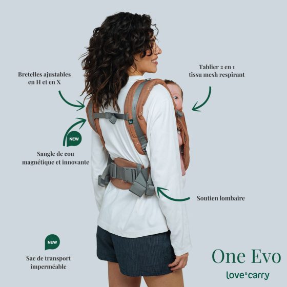 Love and Carry ONE EVO Grace - Porte-bébé physiologique Love and Carry