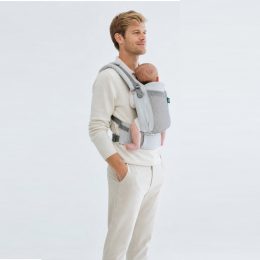 Love and Carry ONE EVO Silver - Newborn ergonomic baby carrier