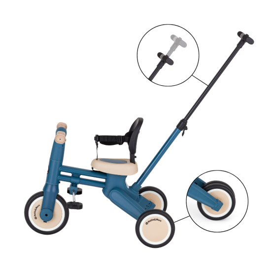 Petite&Mars - Drift - Tricycle Enfant Multifonctionnel 4en1 Petite & Mars