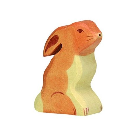 Vache  debout  noire Holztiger