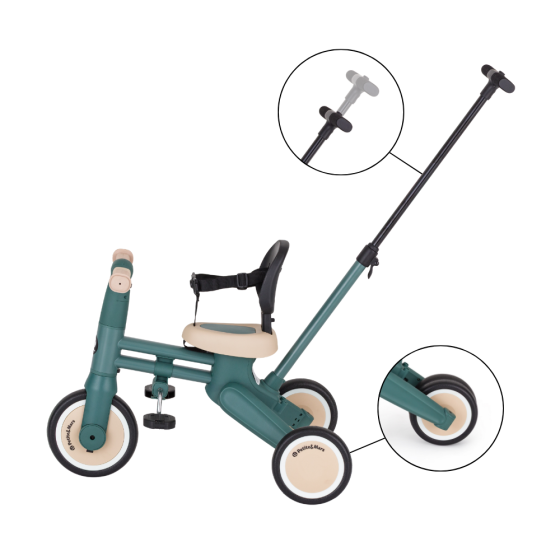 Petite&Mars - Drift - Tricycle Enfant Multifonctionnel 4en1 Petite & Mars