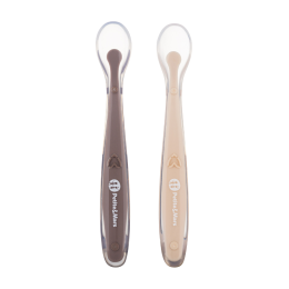 Petite&Mars - Take&Match - Lot de 2 cuillères en silicone 6+ Petite & Mars