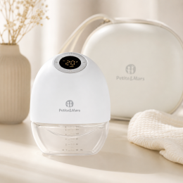 Petite&Mars - Gaia - Tire-lait électrique portable et mains libres - Simple
