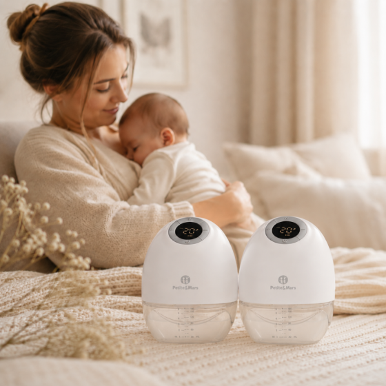 Petite&Mars - Gaia - Tire-lait électrique portable et mains libres