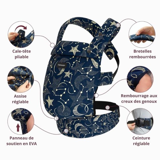 Momcozy PureHug Coton Porte-bébé Momcozy