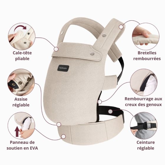 Momcozy PureHug Coton Porte-bébé Momcozy