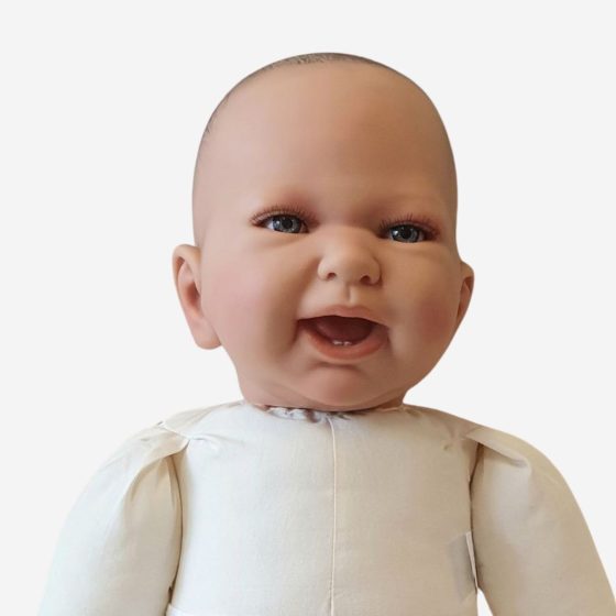 Newbord doll 50cm 1,2 kg - with swing arms and legs