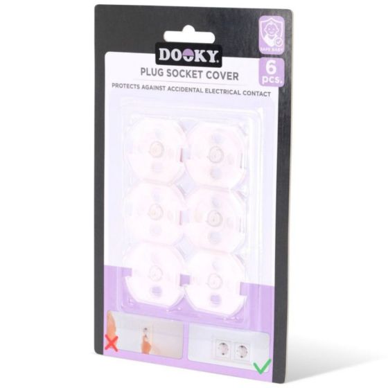 Dooky Caches-prises transparants x6 Dooky