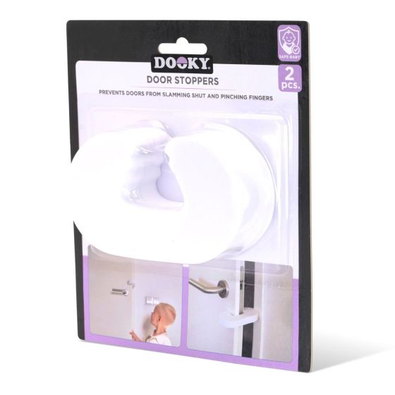 Dooky Bloque-porte blancs x2 Dooky
