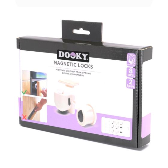 Dooky Verrous magnétiques (8 verrous + 2 clefs) Dooky