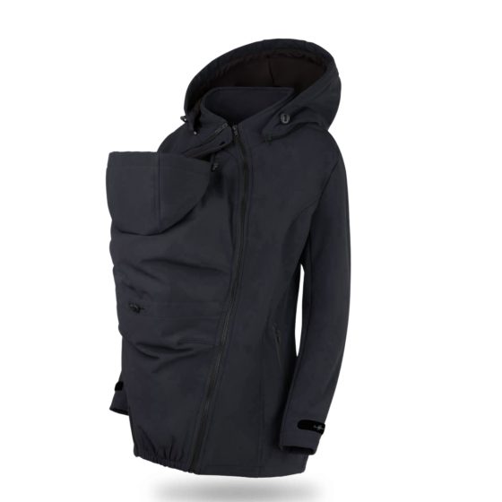Fun2BeMum ENIGMA Veste de Grossesse et de Portage en Softshell Fun2bemum