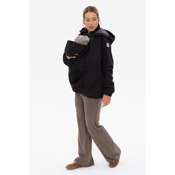 Fun2BeMum ENIGMA Veste de Grossesse et de Portage en Softshell Fun2bemum