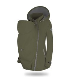 Fun2BeMum Babywearing Softshell Jacket ENIGMA - Khaki Green