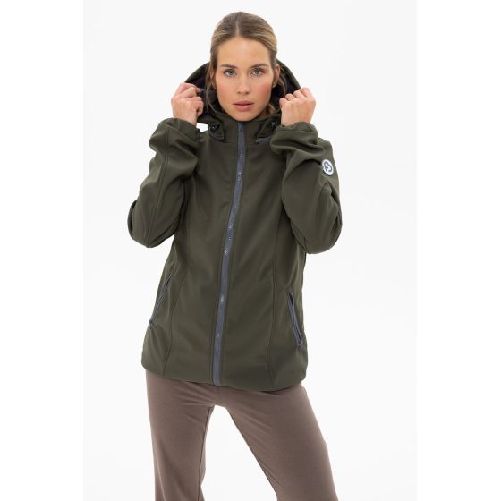 Fun2BeMum ENIGMA Veste de Grossesse et de Portage en Softshell Fun2bemum