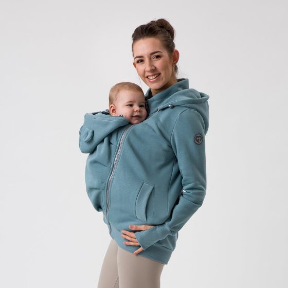Fun2BeMum - Pola - Sweat zippé de grossesse et de portage 5 en 1