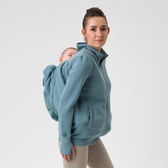 Fun2BeMum - Pola - Sweat zippé de grossesse et de portage 5 en 1
