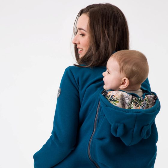 Fun2BeMum - Pola - Sweat in1 back and front babywearing sweatshirt with maternity insert