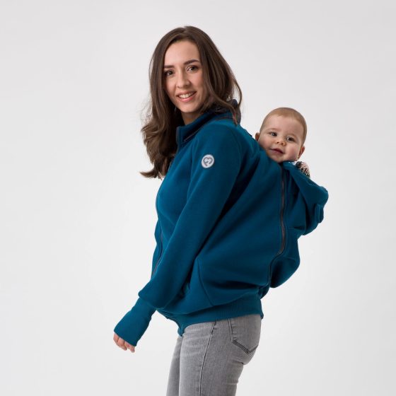 Fun2BeMum - Pola - Sweat in1 back and front babywearing sweatshirt with maternity insert