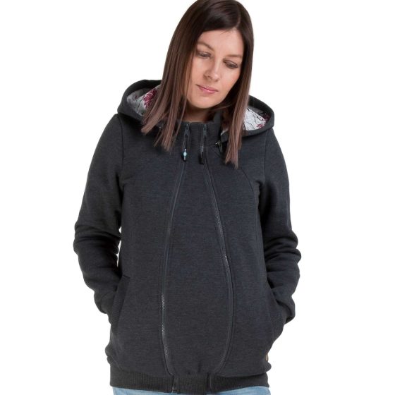 Fun2BeMum - Pola - Sweat in1 back and front babywearing sweatshirt with maternity insert