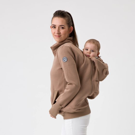 Fun2BeMum - Pola - Sweat in1 back and front babywearing sweatshirt with maternity insert