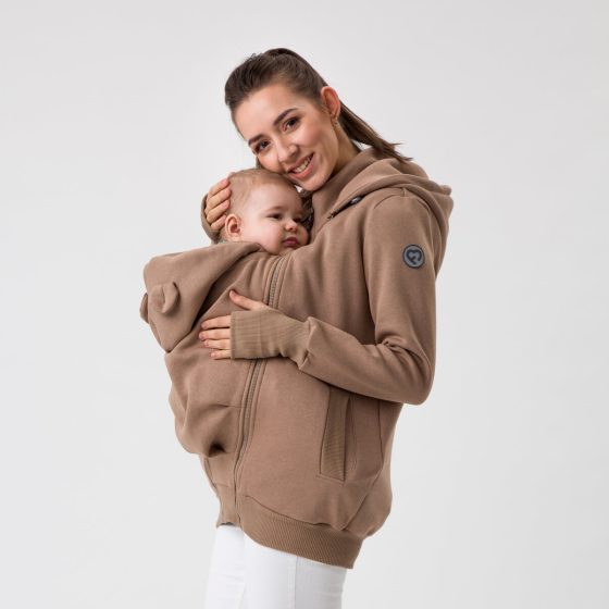 Fun2BeMum - Pola - Sweat in1 back and front babywearing sweatshirt with maternity insert