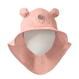 ManyMonths ECO Hempies Adjustable Summer Hat with Ears UNiQUE - Peach Rose